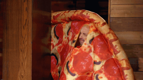 Don Broco Interview Pizza Costume