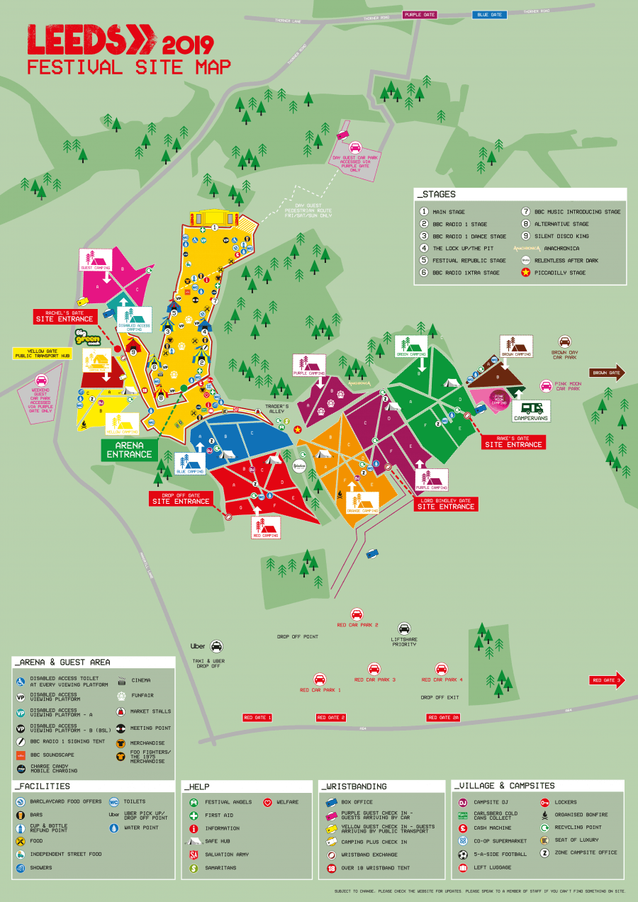 Leeds Festival | Map