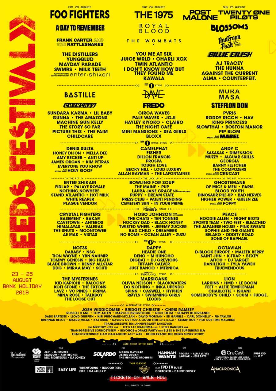 Leeds Festival Stages