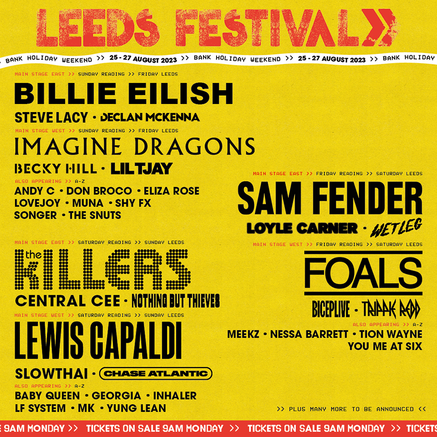 Leeds Festival 2023 headliners, available tickets and how to get