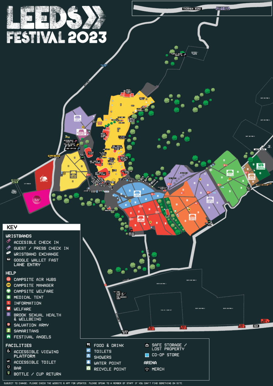 leeds festival map