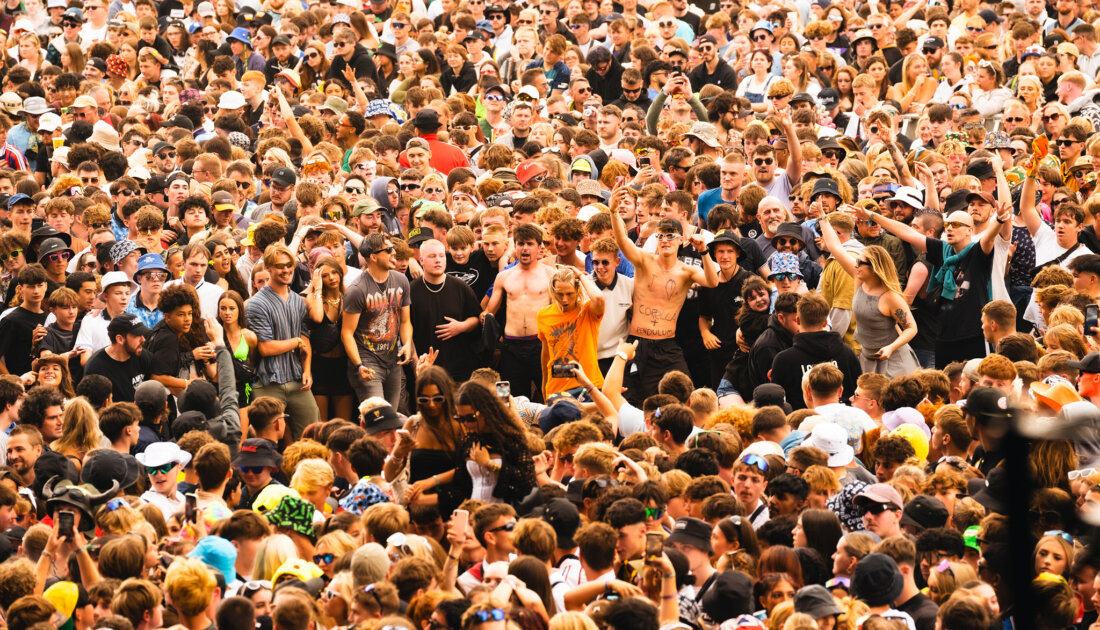Moshpit at Reading Festival 